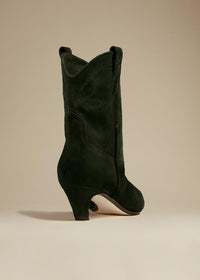 Bottines Dallas en cuir - Dark Olive