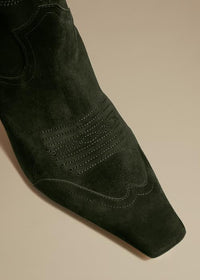 Bottines Dallas en cuir - Dark Olive