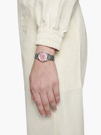 Montre à quartz G-Timeless en acier & Nacre rose - Pink