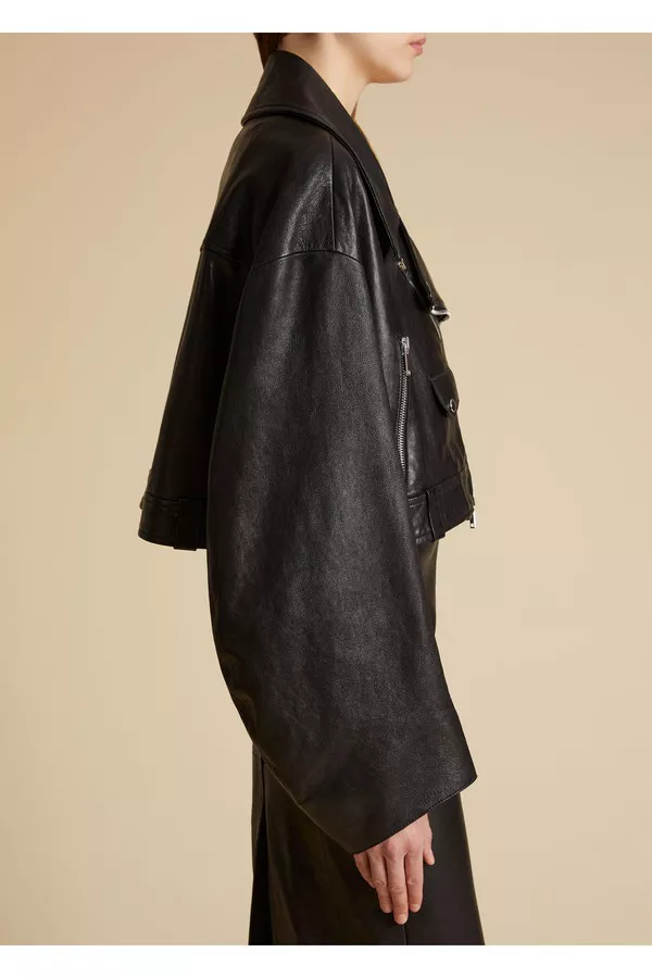Veste Gelman en cuir - Black