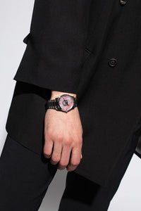 Montre à quartz G-Timeless en acier - Pink