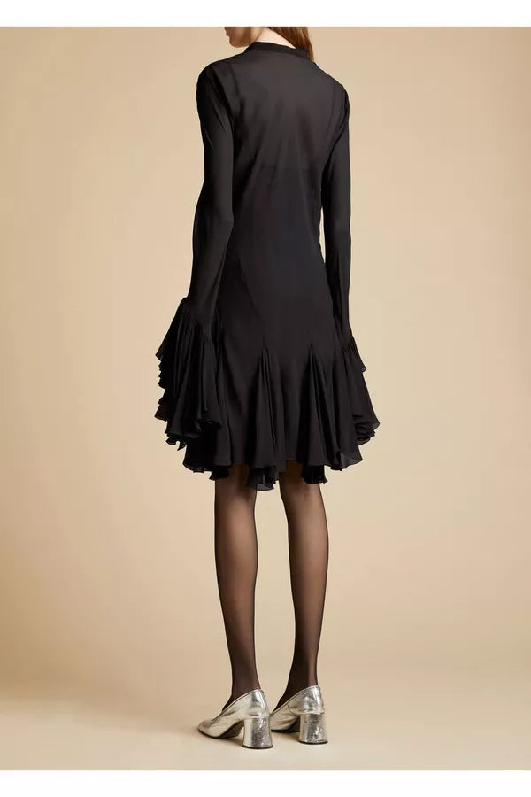 Robe Winston en soie - Black