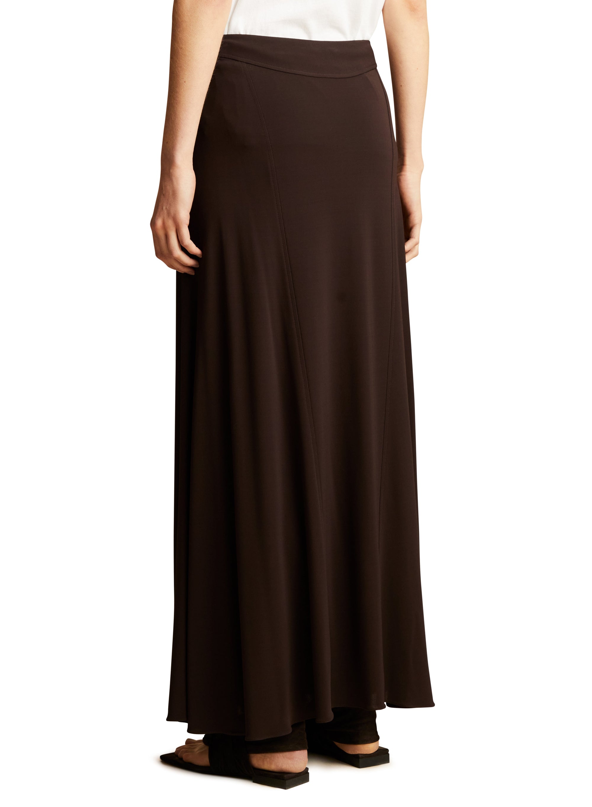 Jupe Lastie - Dark Brown
