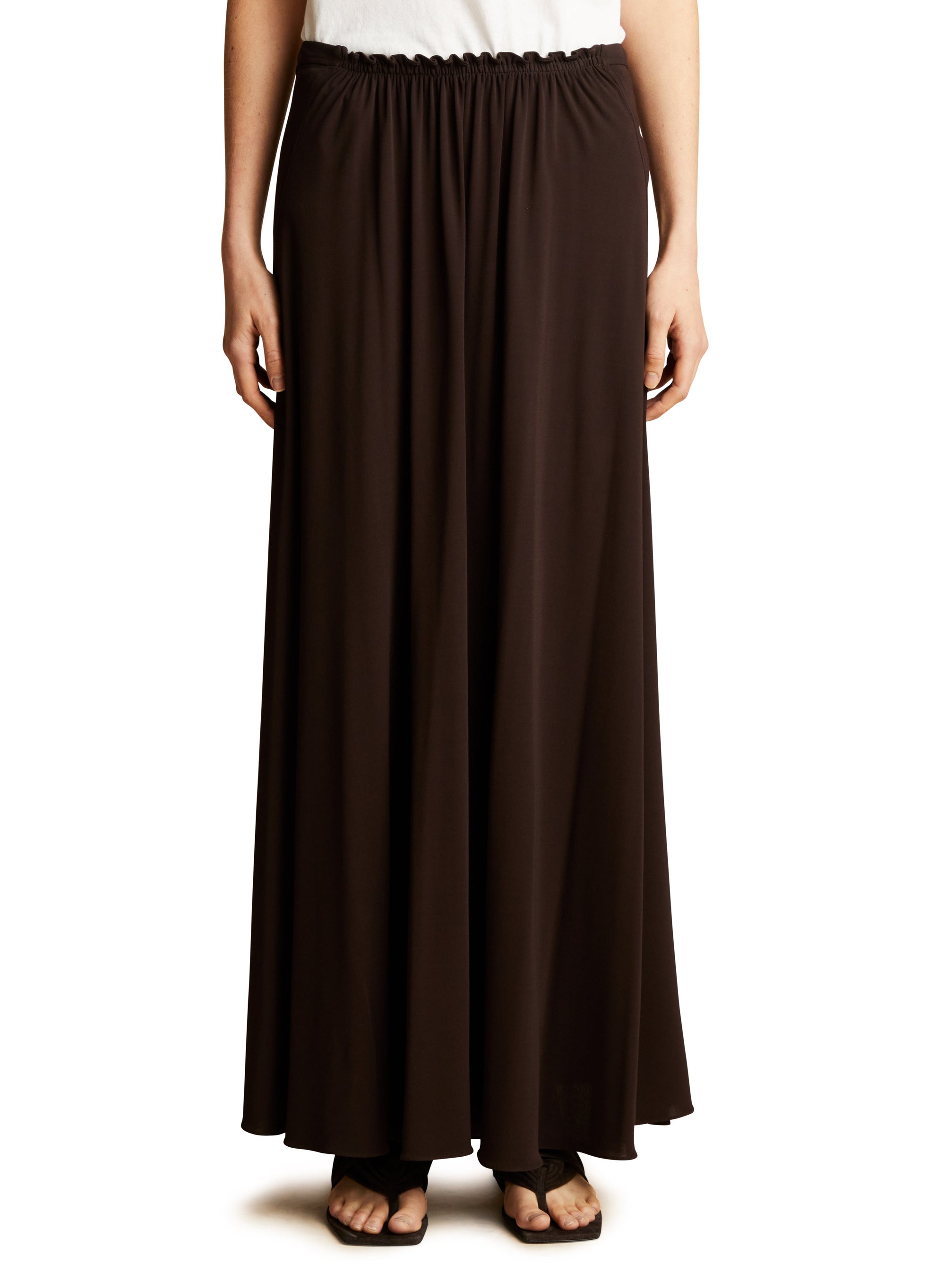 Jupe Lastie - Dark Brown