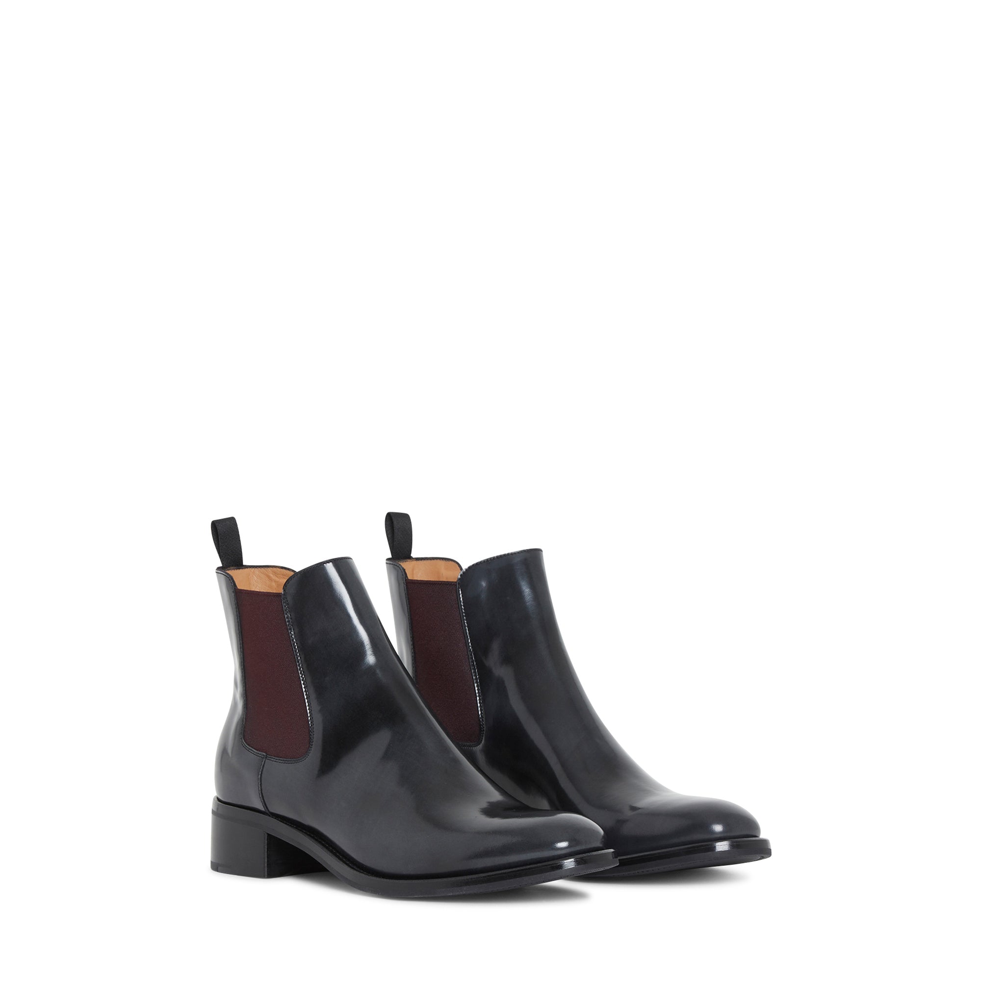 Bottines Monmouth à talons - Asphalt Fumé