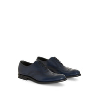 Richelieus Oxford Wilson - Bleu marine Brillant