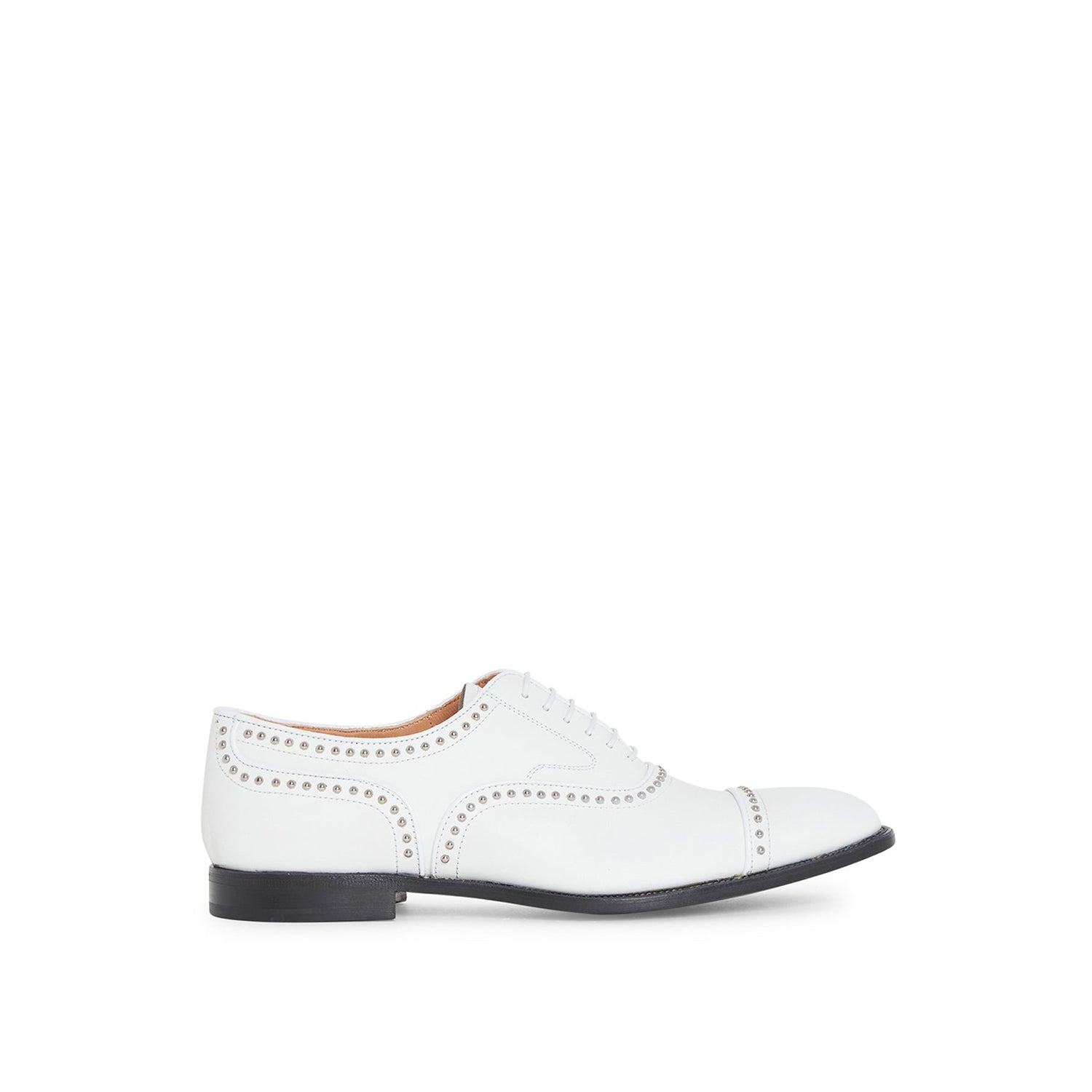 Richelieus Anna à studs - Blanc Prestige