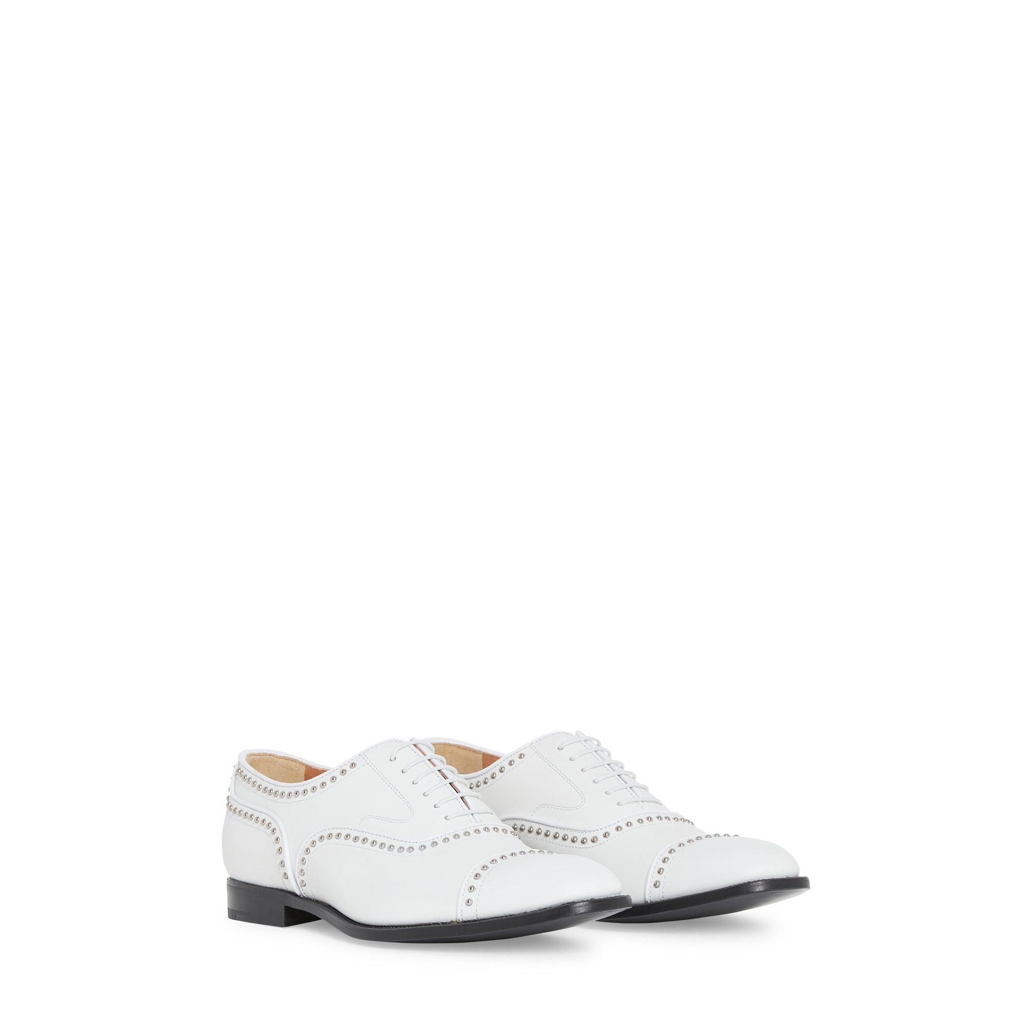 Richelieus Anna à studs - Blanc Prestige