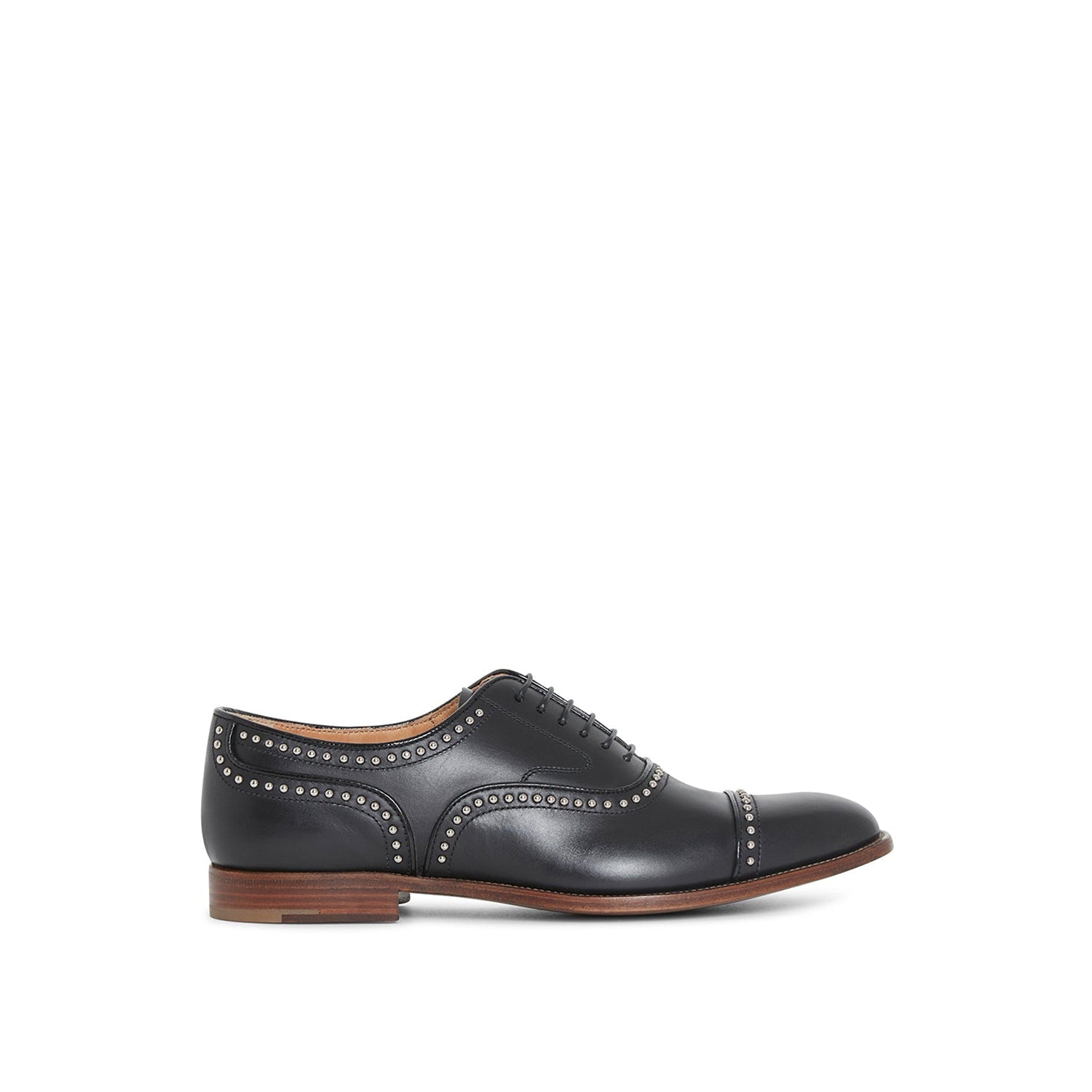 Richelieus Anna à studs - Noir Prestige