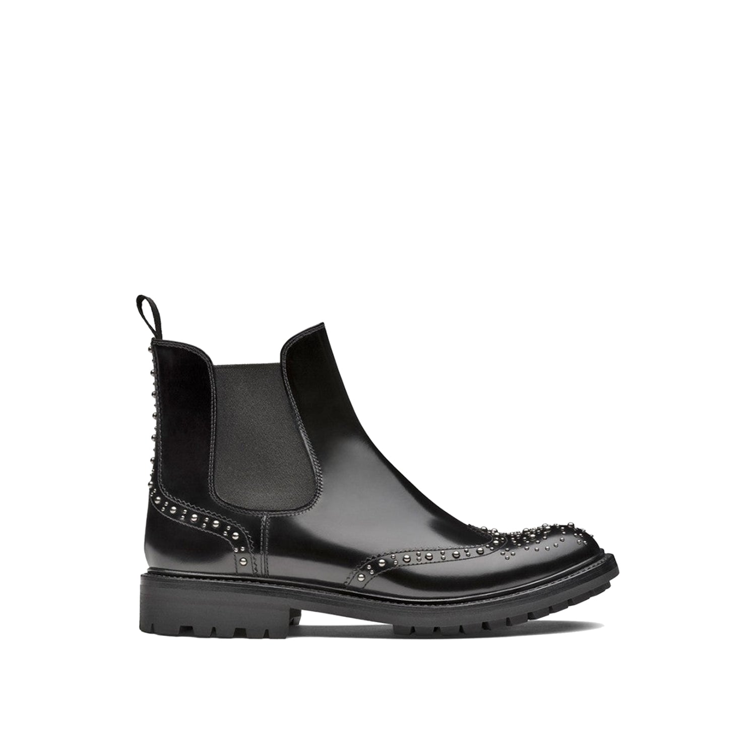 Bottines Aura à studs - Noir Fumé