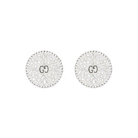 Boucles d'oreilles Icon en or blanc 18K - White