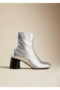Bottines Admiral en cuir - Silver