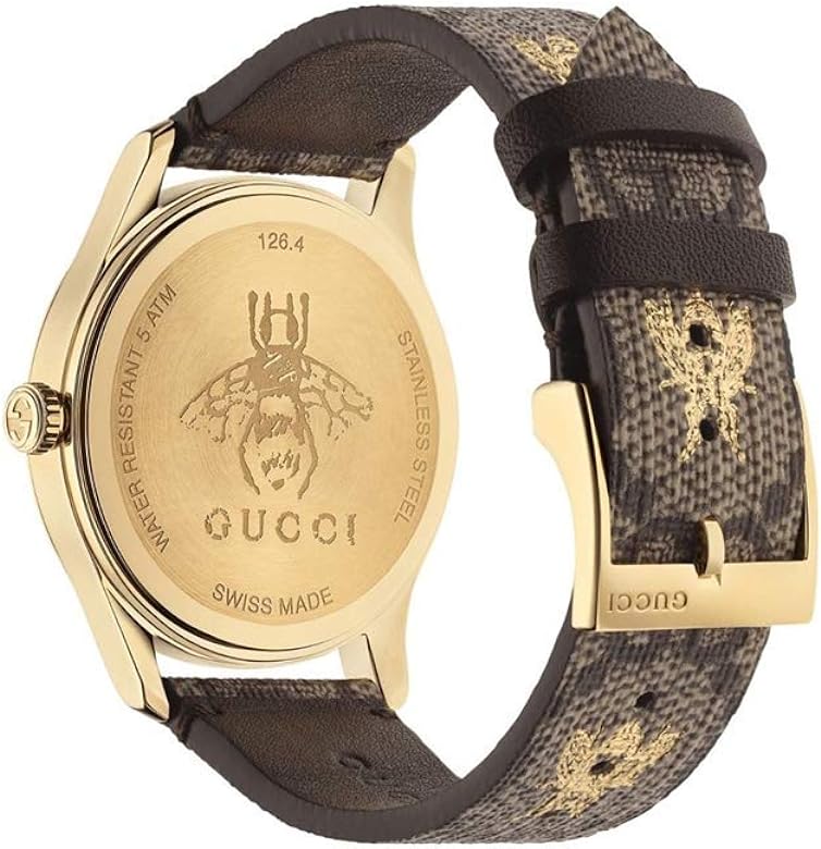 Montre à quartz G-Timeless en plaqué or - Beige & Bee