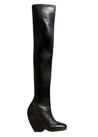 Cuissardes Morgan en cuir - Black