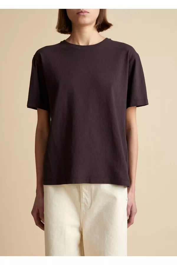T-shirt à manches courtes Mae - Dark Brown