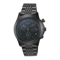 Montre à quartz G-Timeless à index coloré - Black & Green