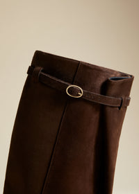 Bottes hautes Admiral en cuir - Coffee