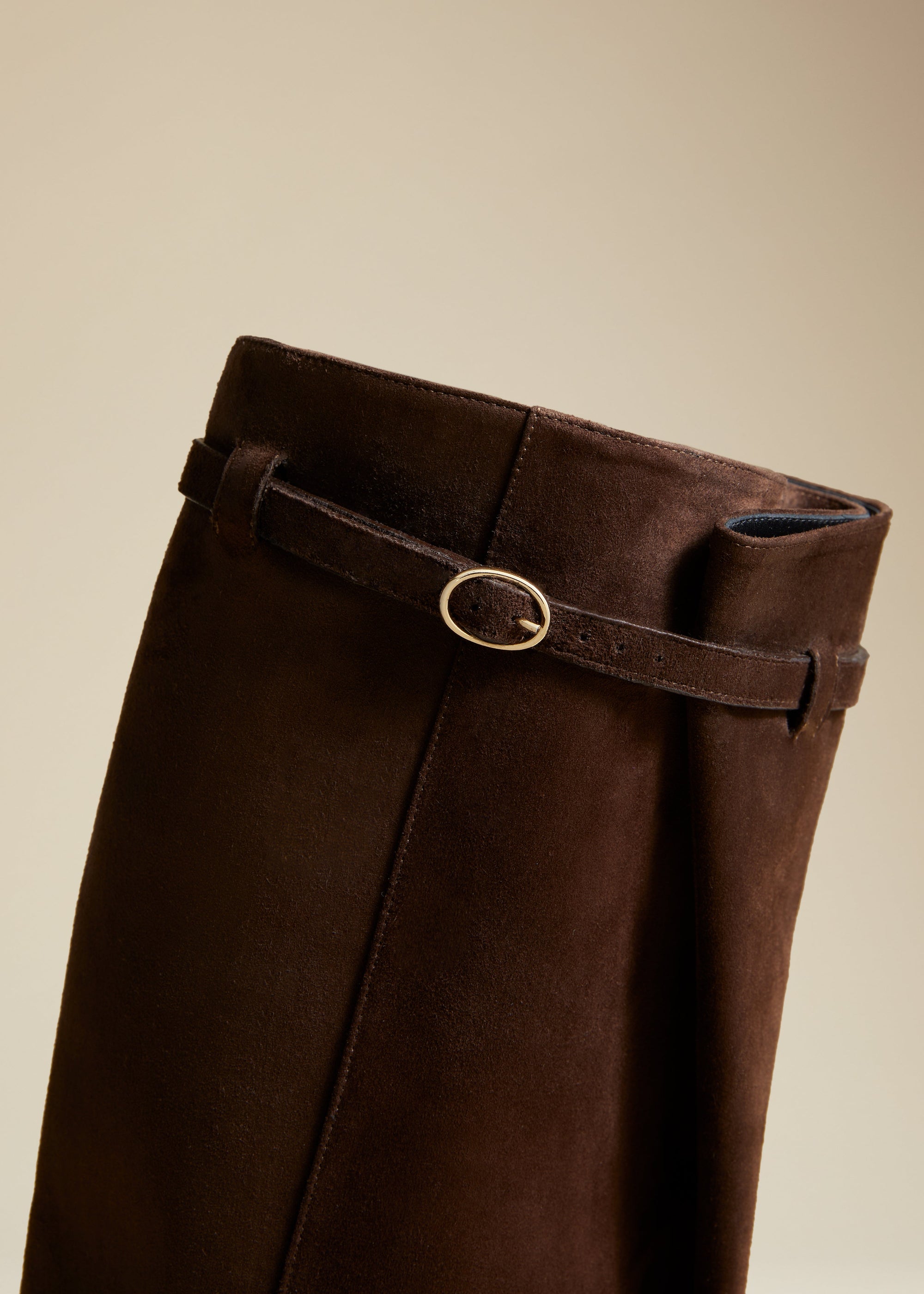 Bottes hautes Admiral en cuir - Coffee
