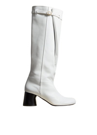 Bottes hautes Admiral en cuir - White