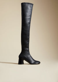 Cuissardes Admiral en cuir - Black