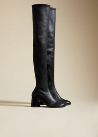 Cuissardes Admiral en cuir - Black
