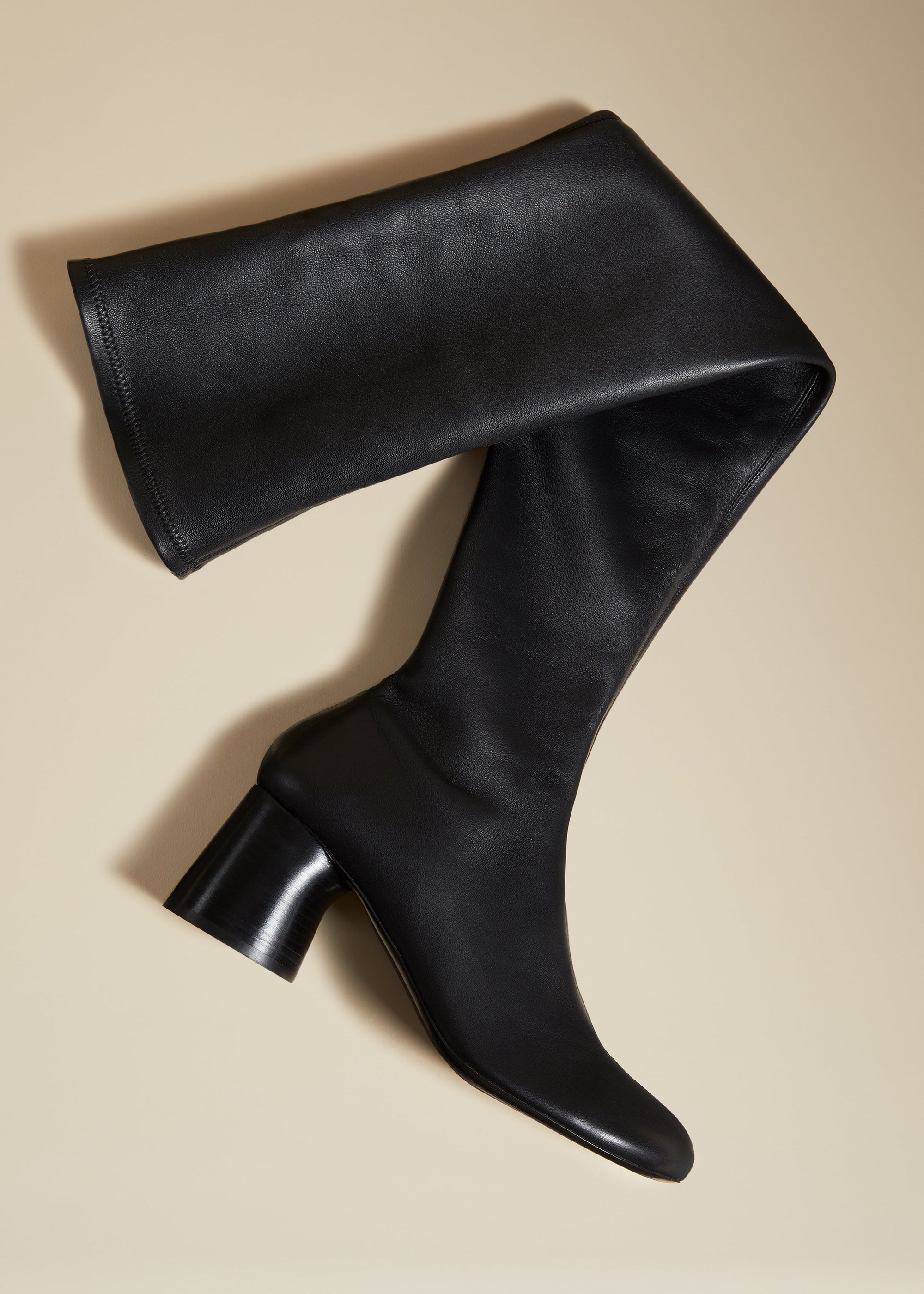 Cuissardes Admiral en cuir - Black