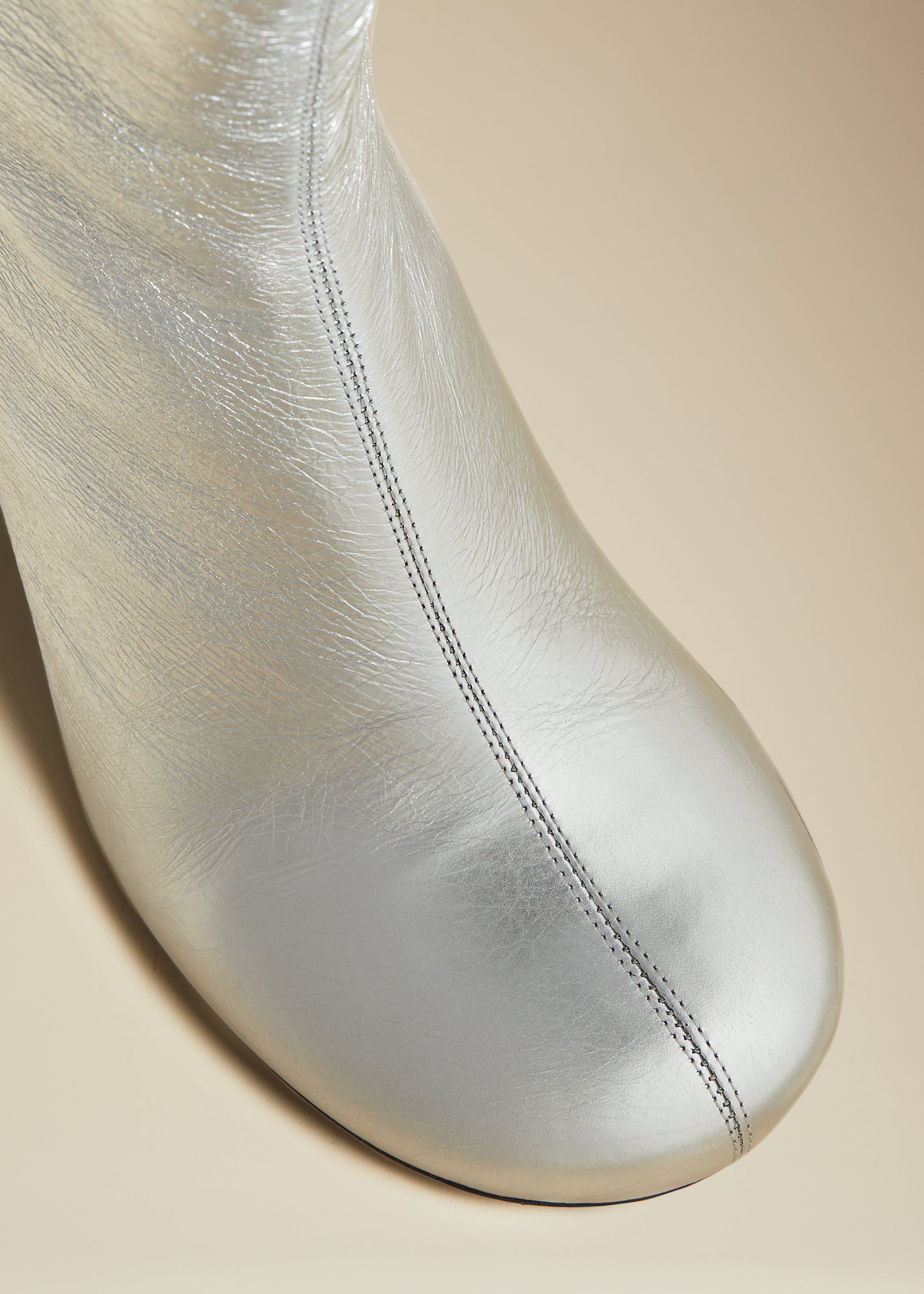 Bottines Admiral en cuir - Silver