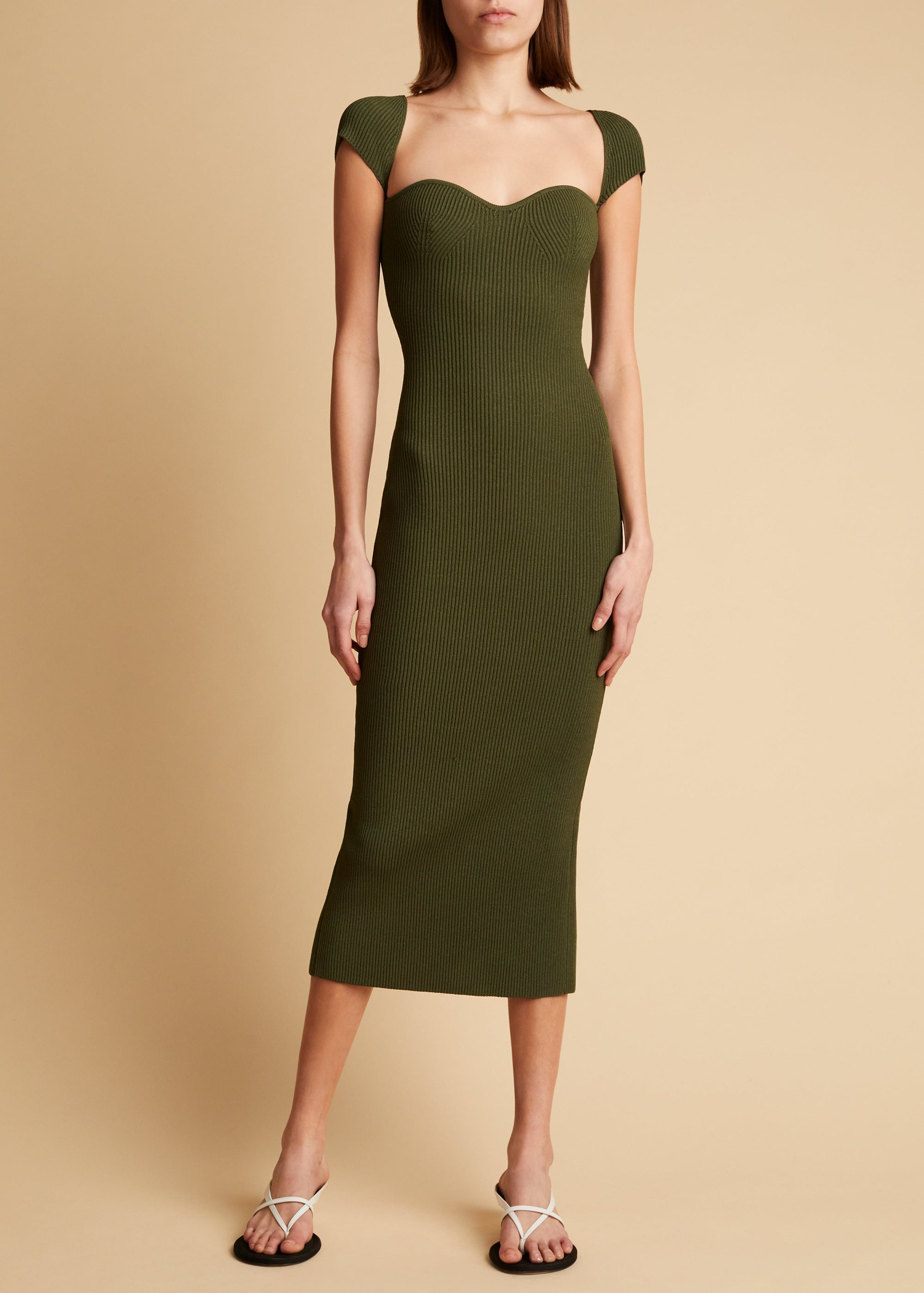 Robe bustier Allegra - Seaweed