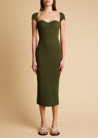 Robe bustier Allegra - Seaweed