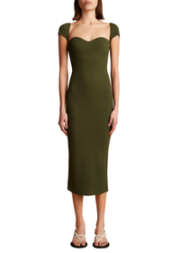 Robe bustier Allegra - Seaweed