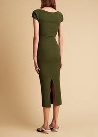 Robe bustier Allegra - Seaweed