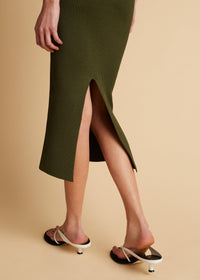 Robe bustier Allegra - Seaweed