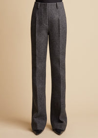 Pantalon Amelie en laine - Heather Grey