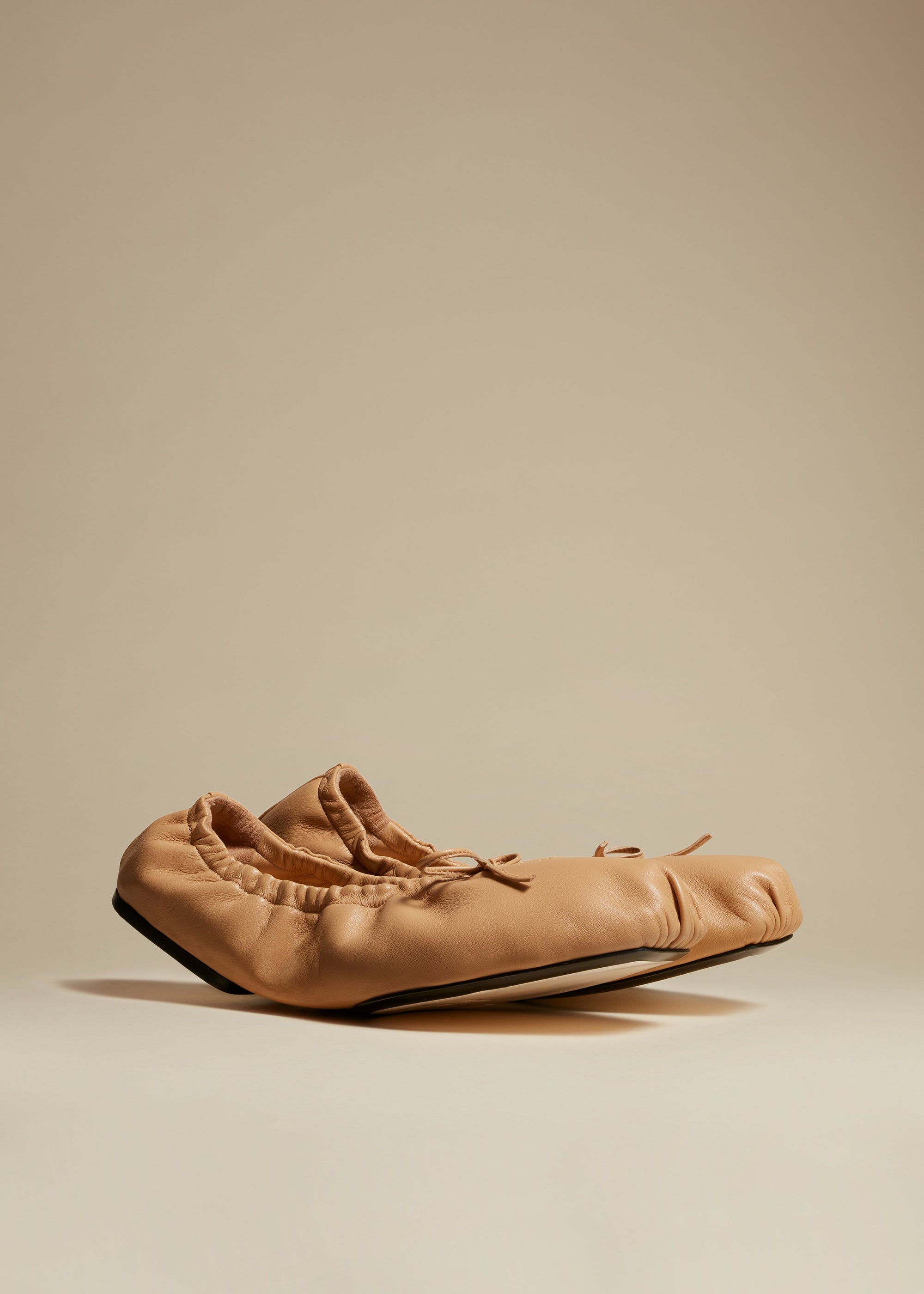 Sandales plates Ashland en cuir - Tan
