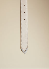 Ceinture Benny en cuir - Cream