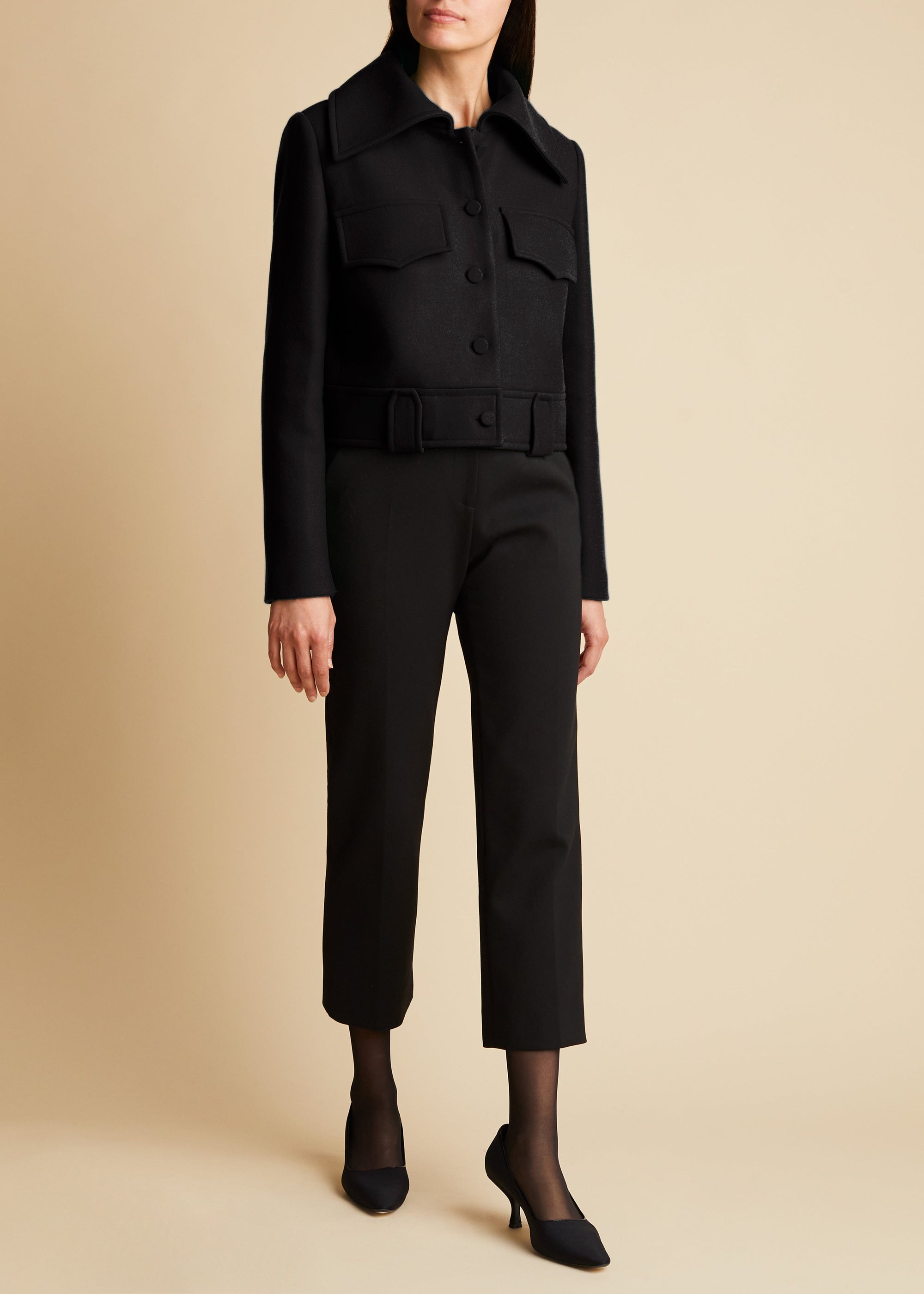 Veste Blanca en laine - Black