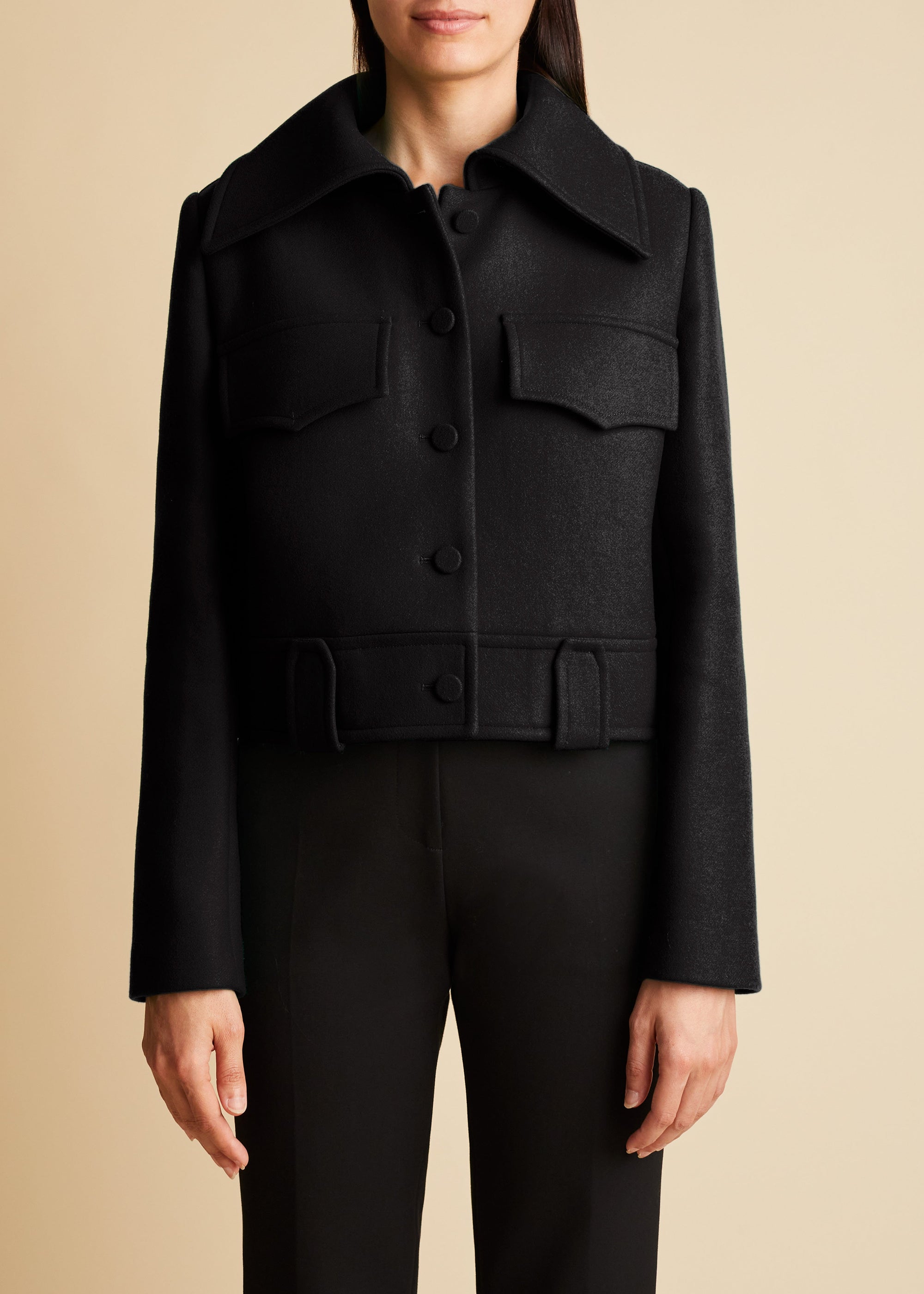Veste Blanca en laine - Black