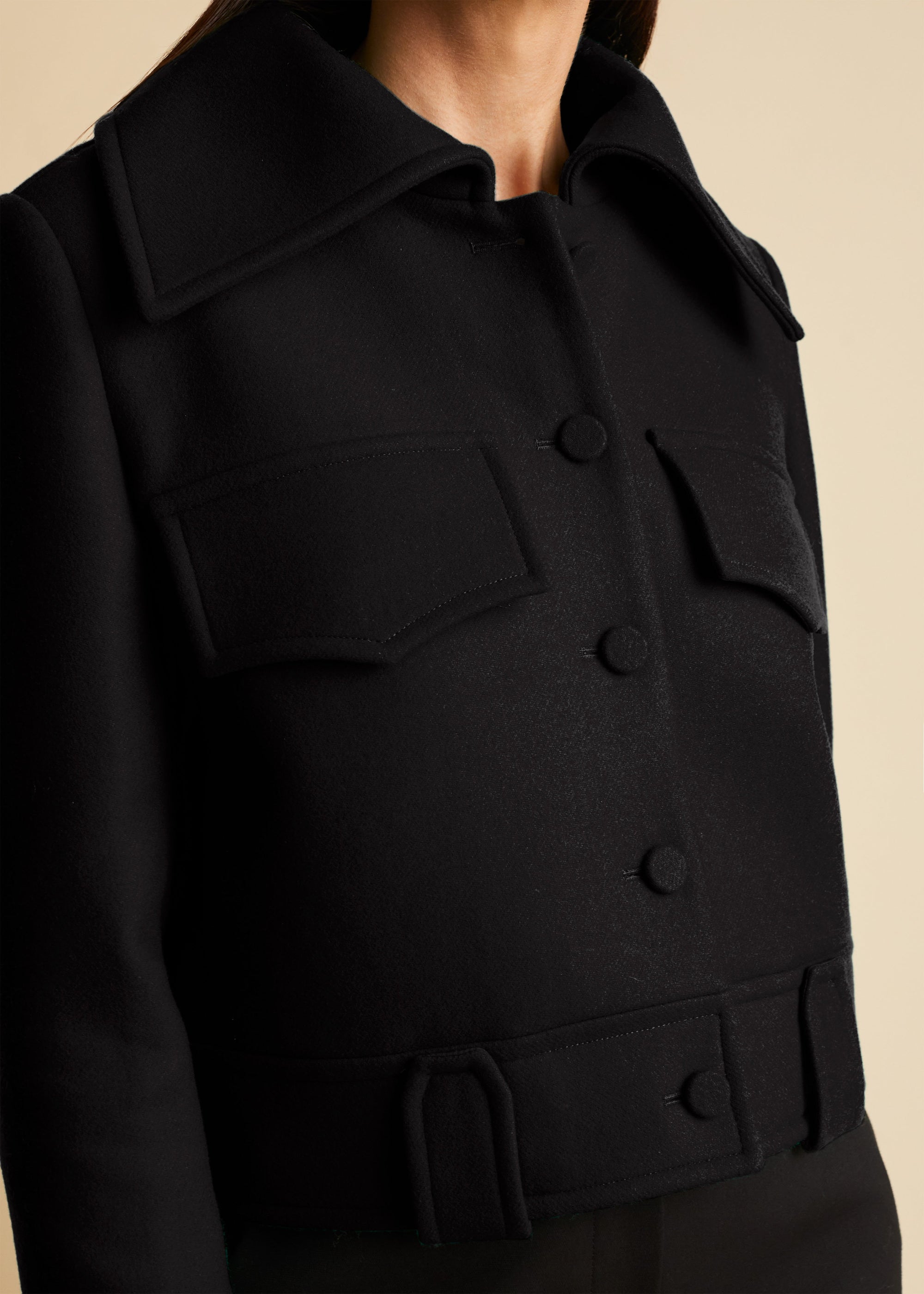 Veste Blanca en laine - Black