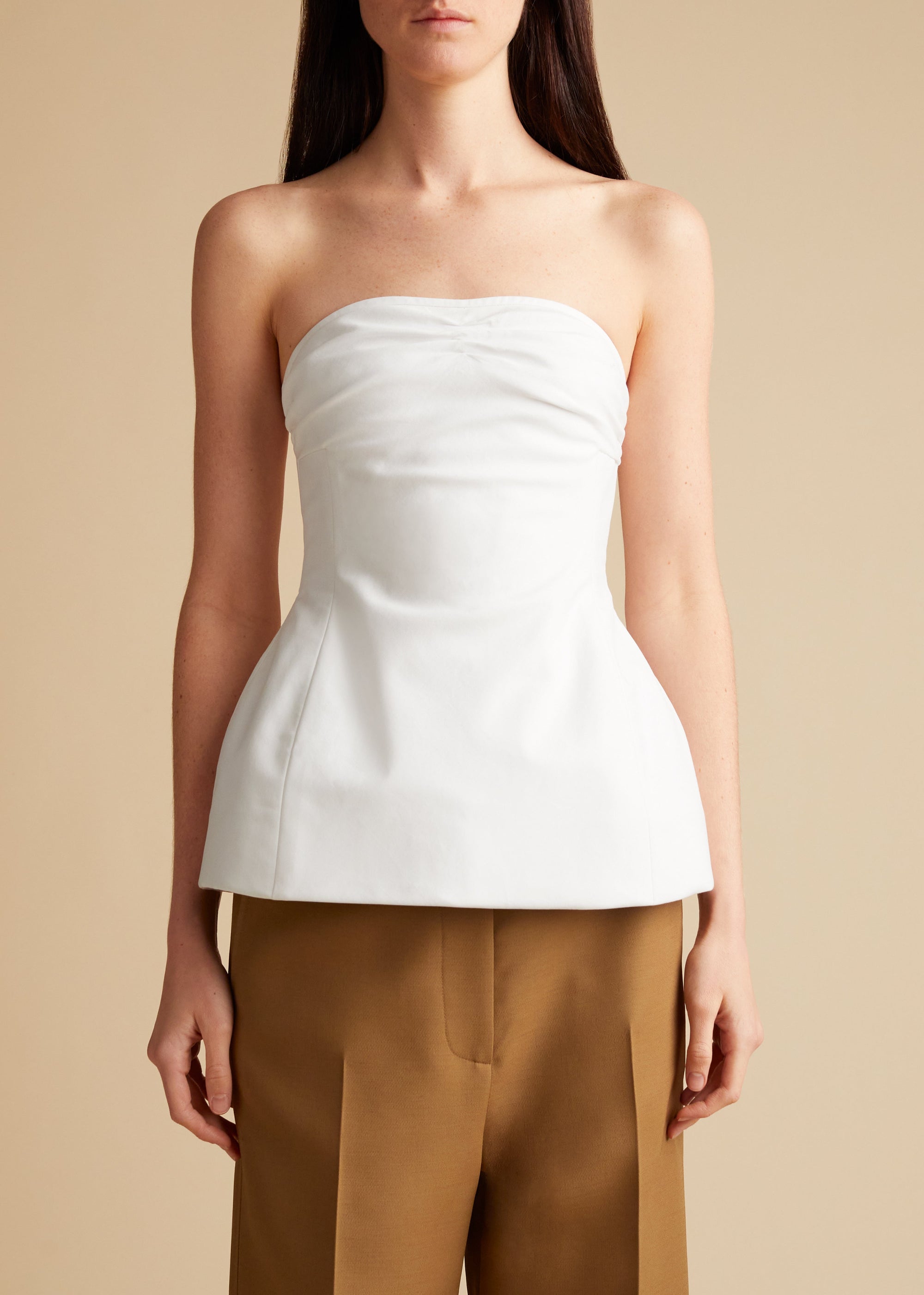 Top Blanche - White
