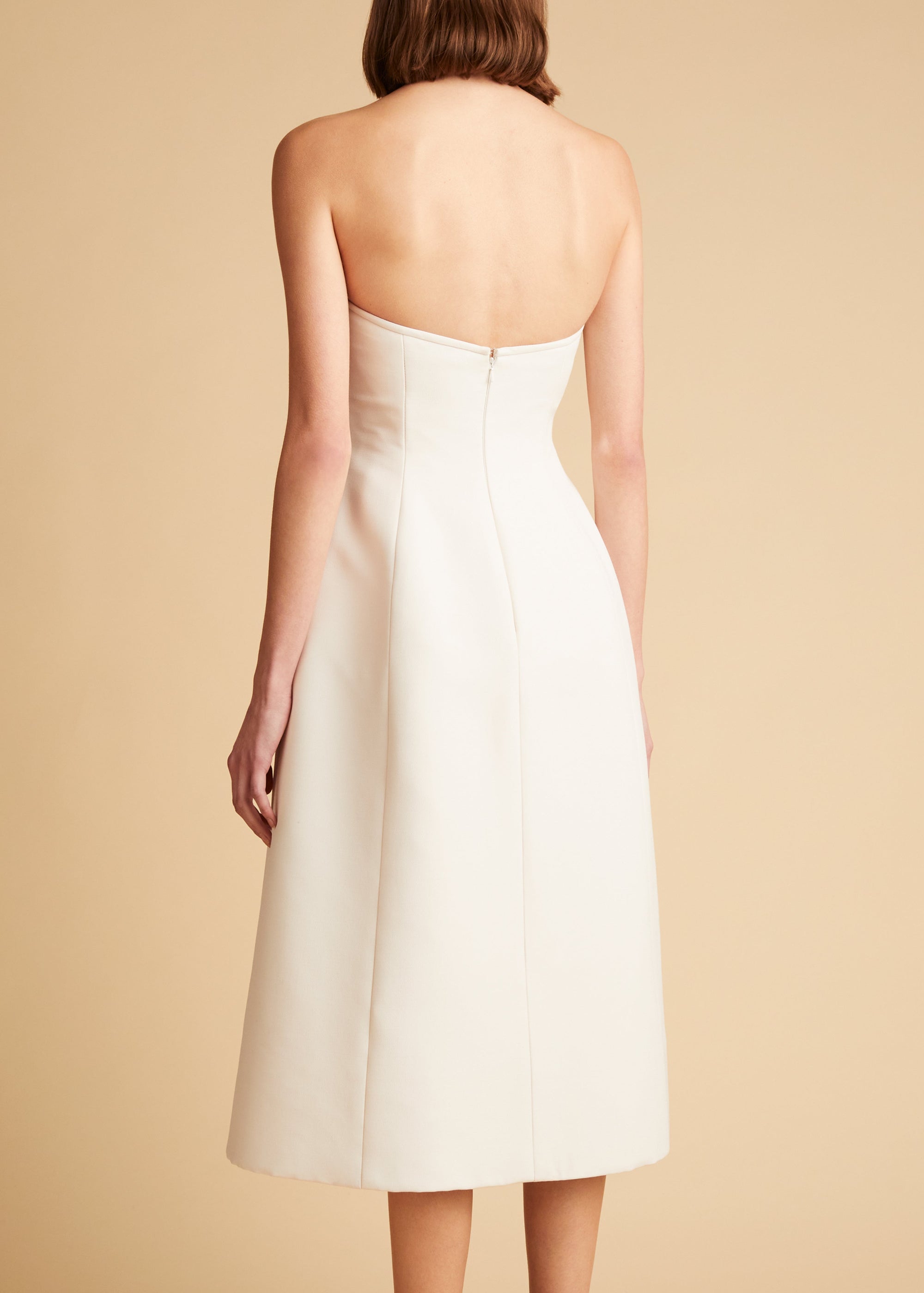 Robe Blume en laine - White