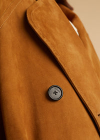 Manteau Buckley en cuir - Khaki Brown