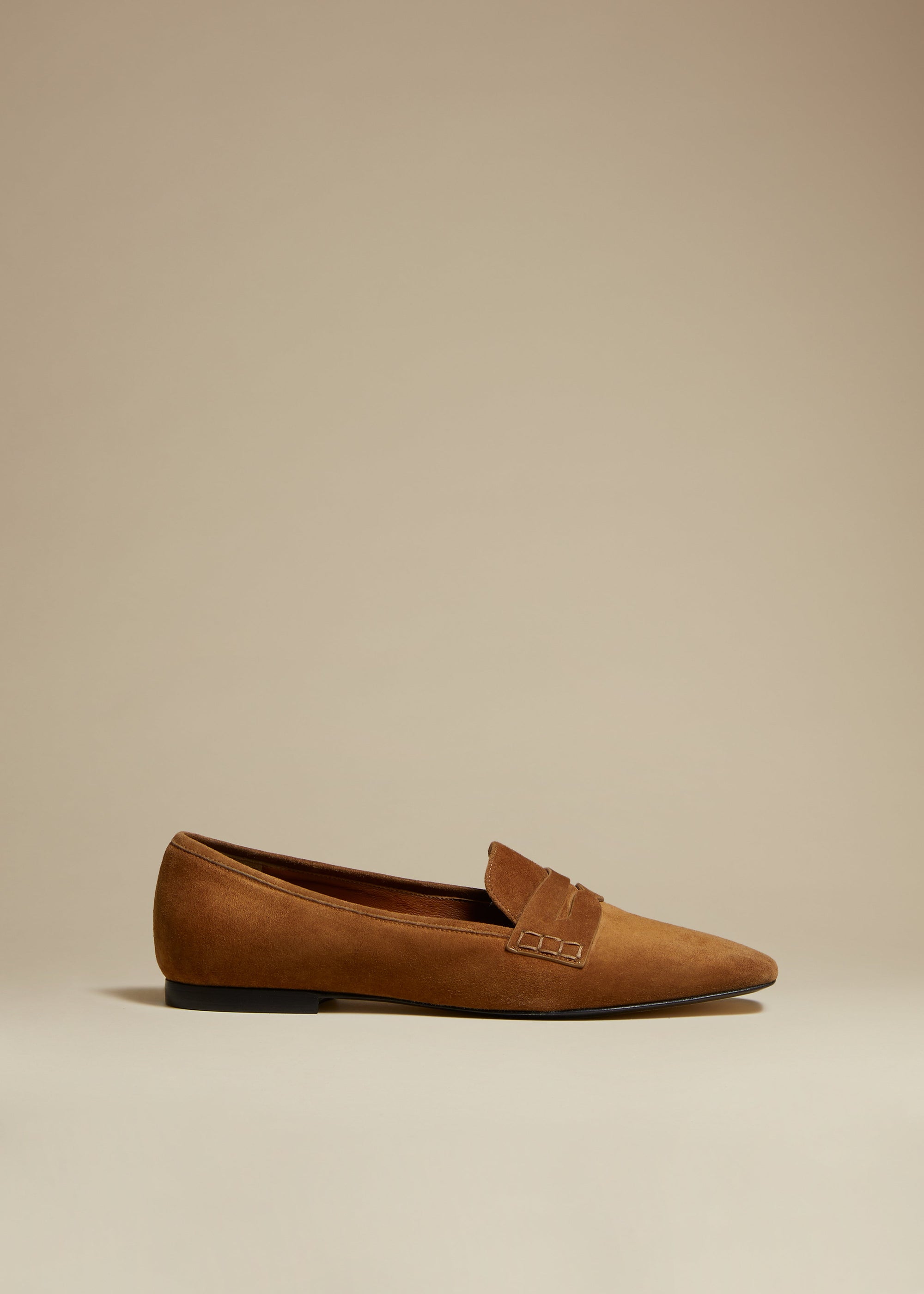 Mocassins Carlisle en cuir - Caramel