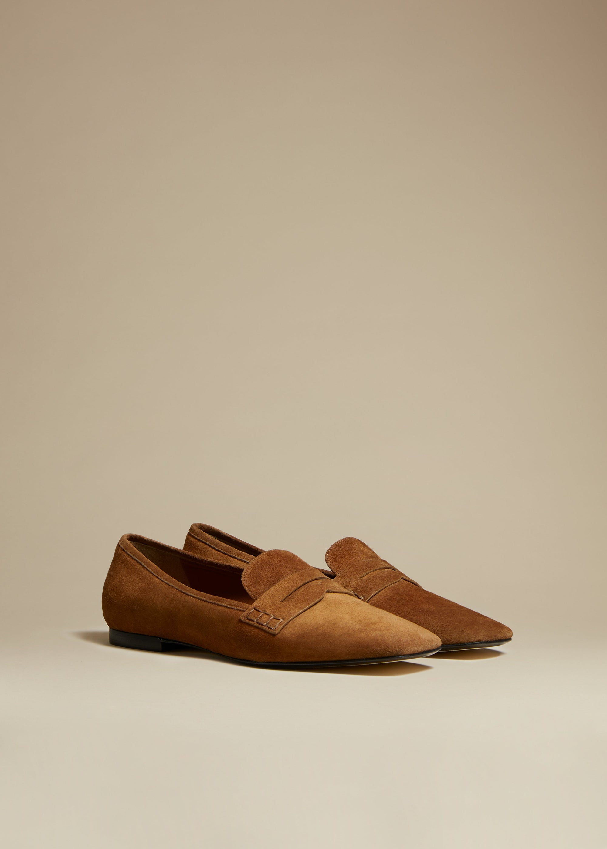 Mocassins Carlisle en cuir - Caramel