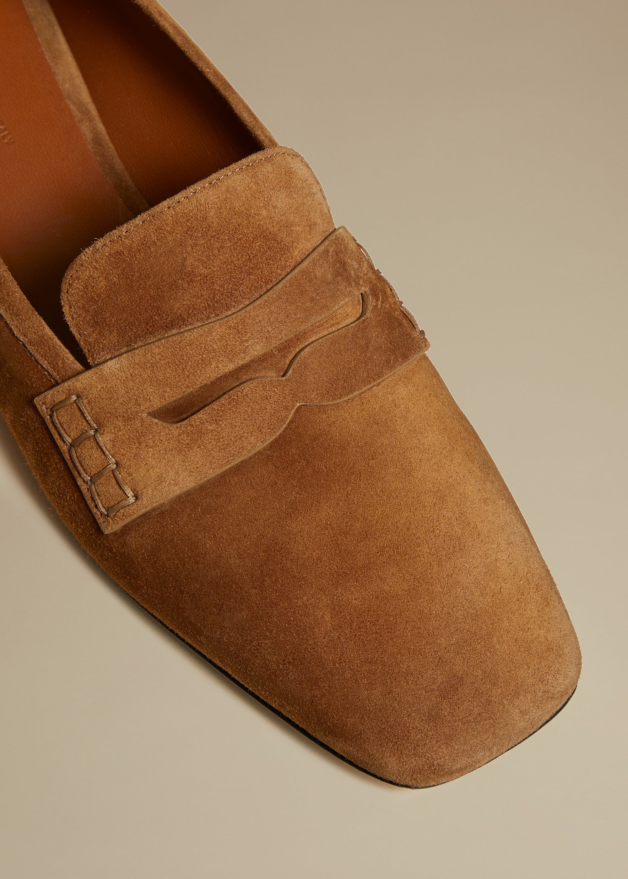 Mocassins Carlisle en cuir - Caramel