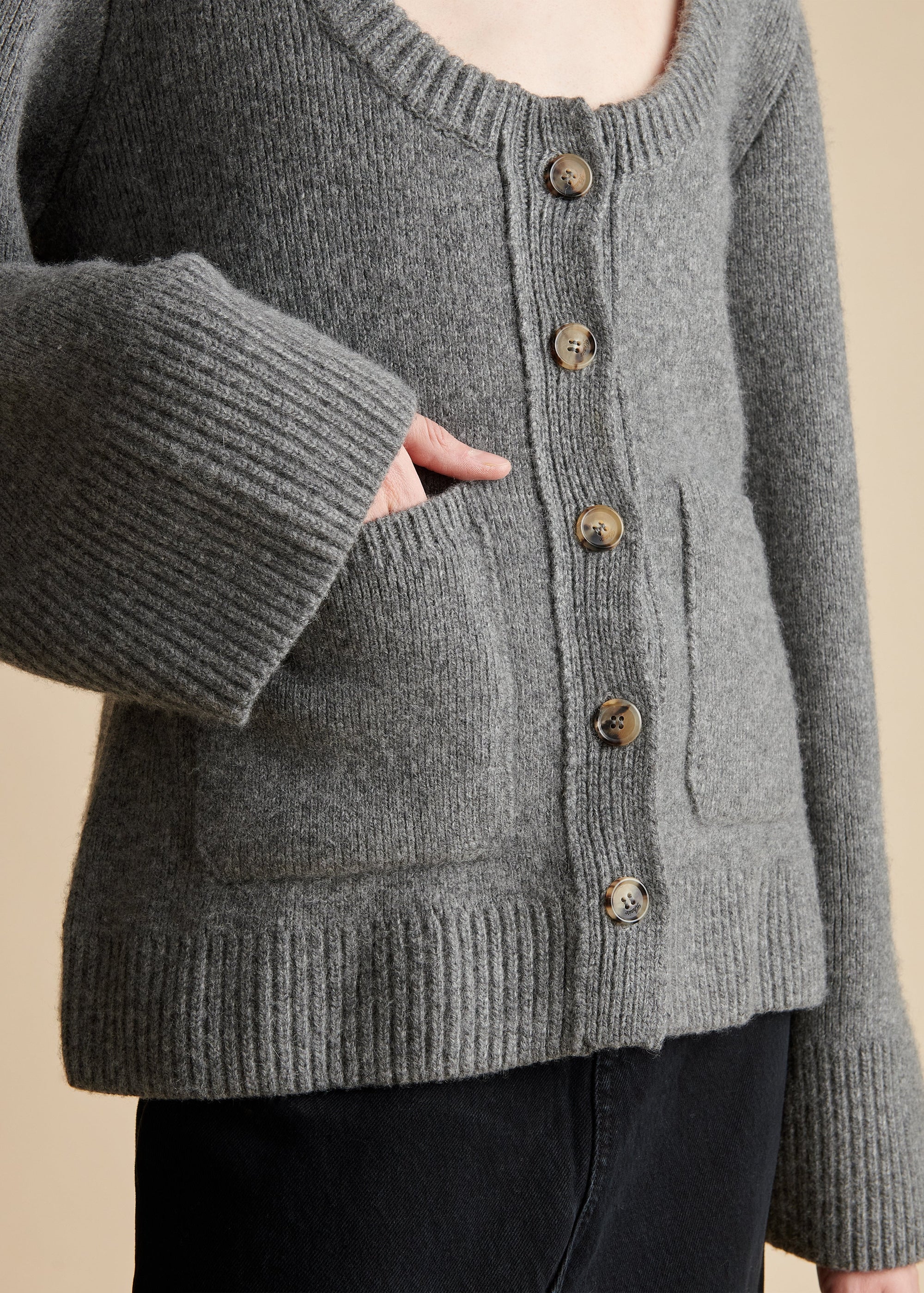 Cardigan Caro en cachemire - Sterling