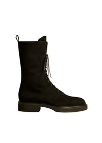 Bottes Conley en cuir - Black suede