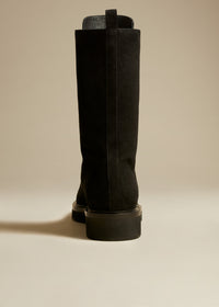 Bottes Conley en cuir - Black suede