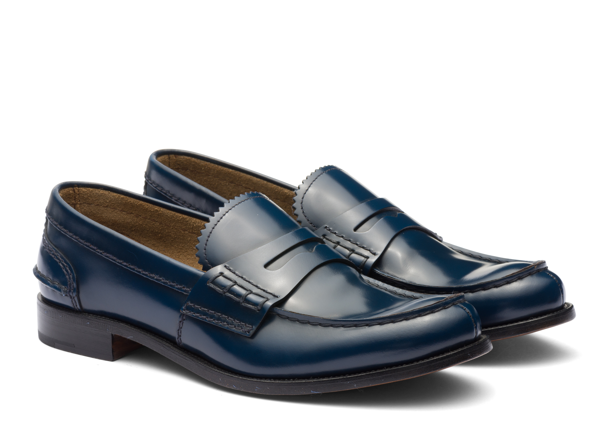 Mocassins Pembrey - Bleu marine Bookbinder fumé