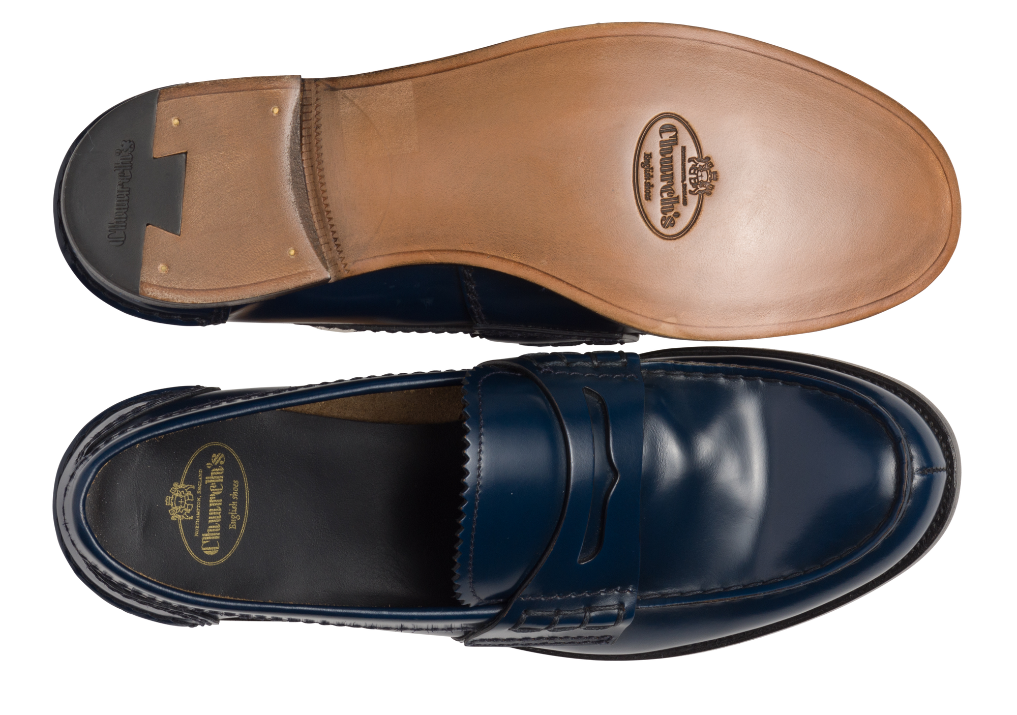 Mocassins Pembrey - Bleu marine Bookbinder fumé