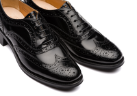 Richelieus Burwood à talonnettes - Noir Fumé